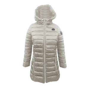 Northen Trek Women's hoody puffed long jacket