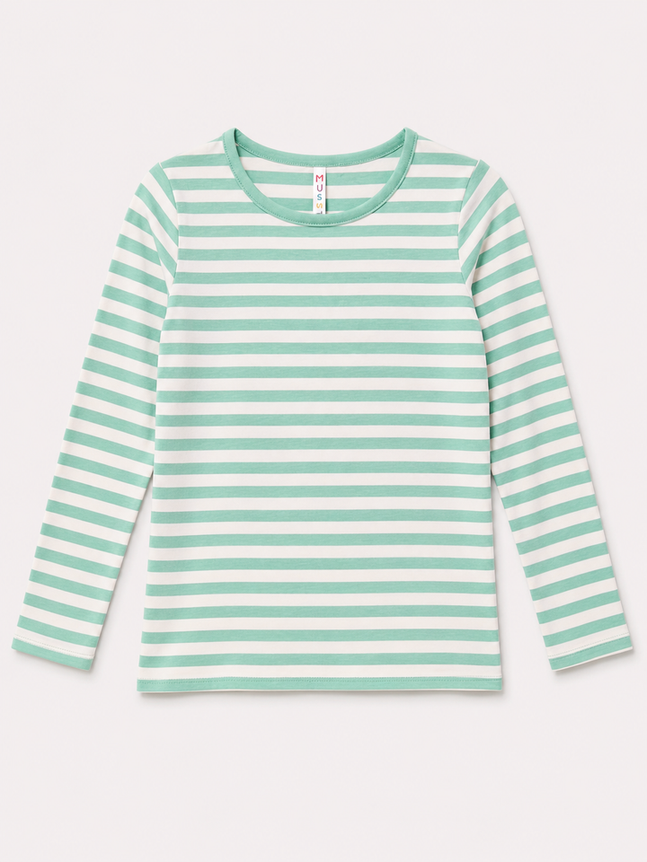 Toddler Girls LS Striped Tee