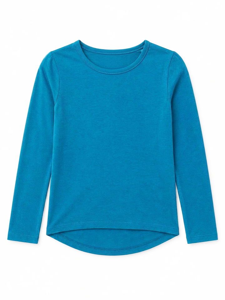 Toddler Girls Hi Low Long Sleeve Tee