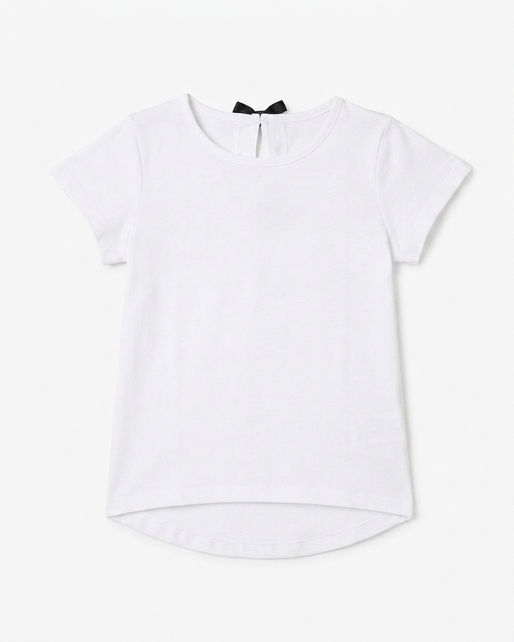 Toddler Girls Bow Tee