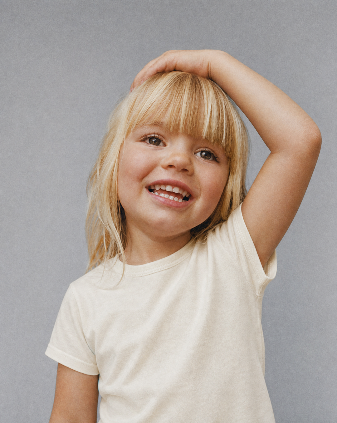 Toddler Girls Basic Cotton Tee