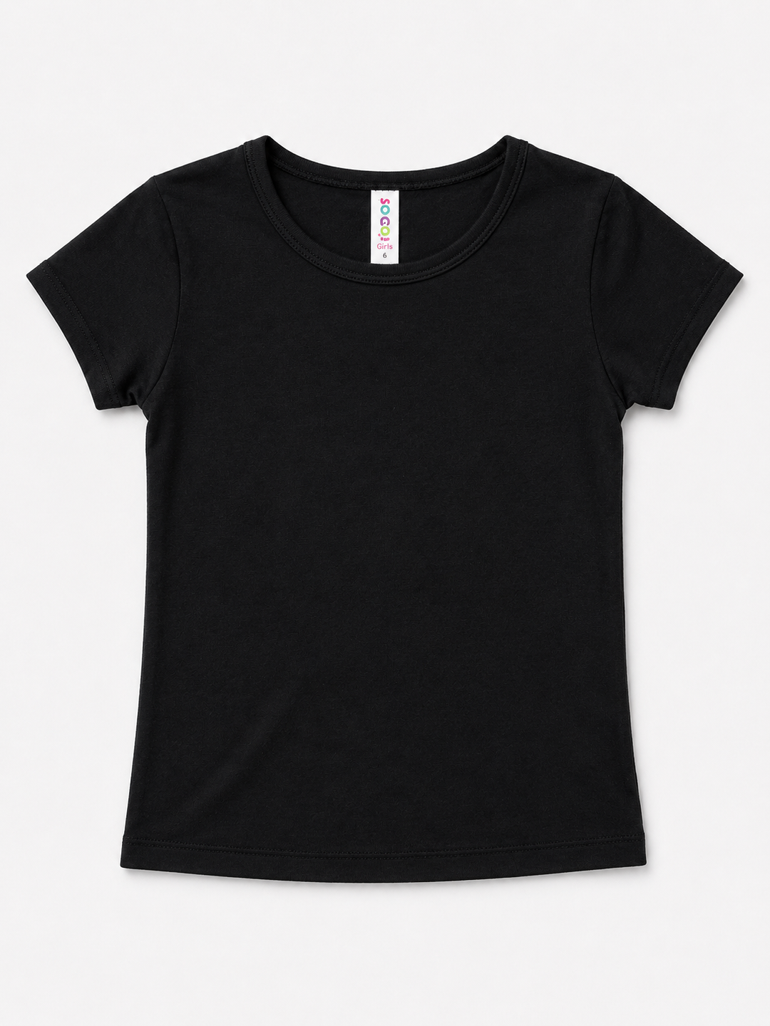 Toddler Girls Basic Cotton Tee