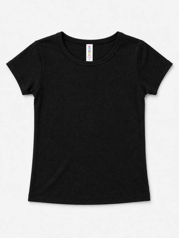 Toddler Girls Basic Cotton Tee