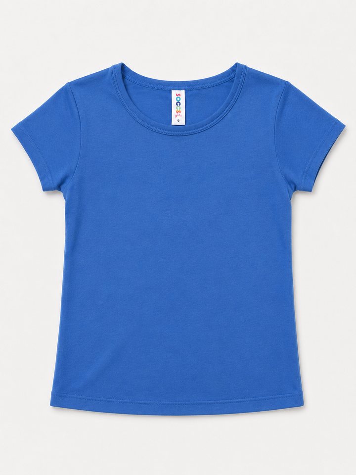 Toddler Girls Basic Cotton Tee