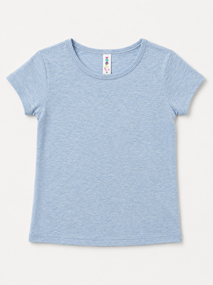 Toddler Girls Basic Cotton Tee