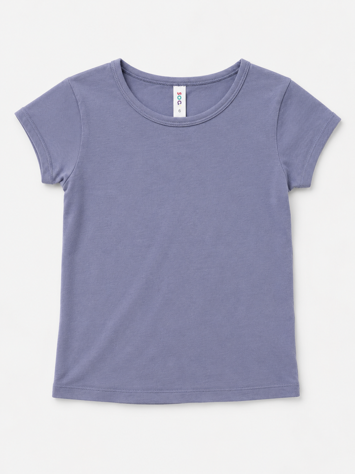 Toddler Girls Basic Cotton Tee