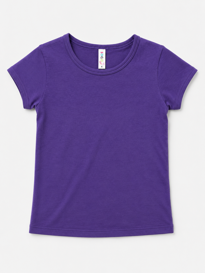 Toddler Girls Basic Cotton Tee