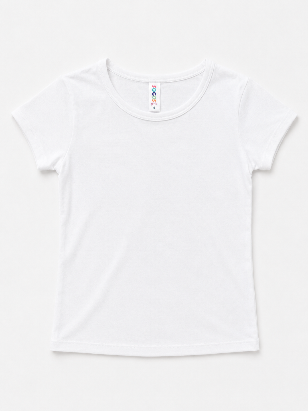 Toddler Girls Basic Cotton Tee