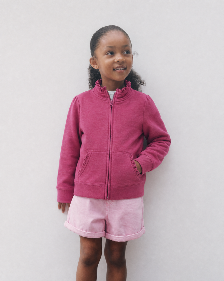 Toddler Girls Mock Neck Jacket