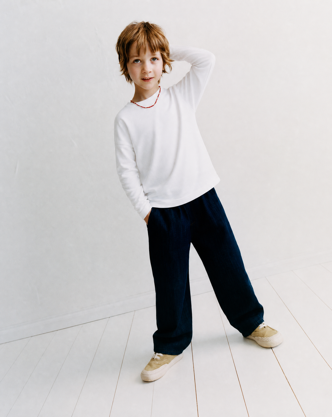 Toddler Boys Basic Long Sleeve Tee