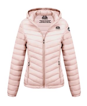 Northen Trek Women's hoody puffed mid jacket