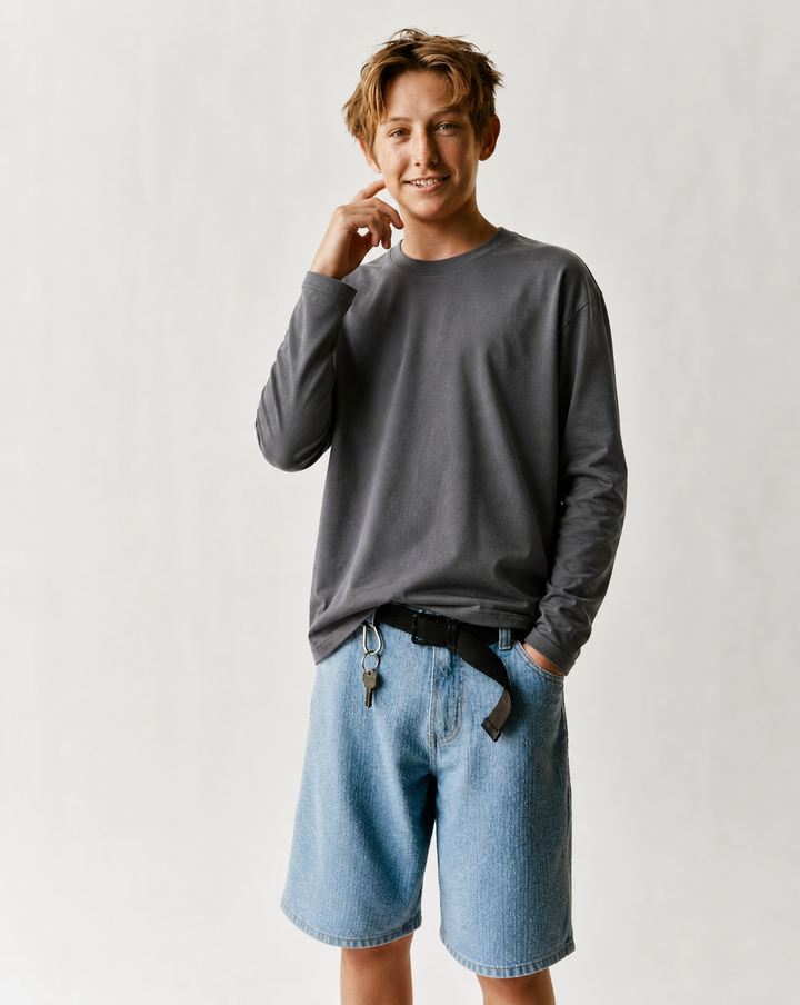 Youth Boys Basic Long Sleeve Tee