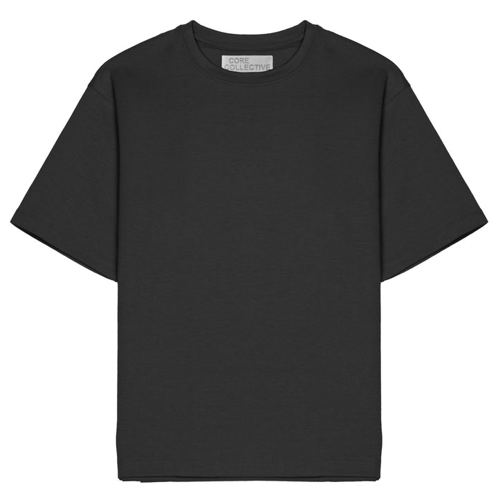 CORE COLLECTIVE HIGHRISE INTERLOCK HEAVY-WEIGHT TEE