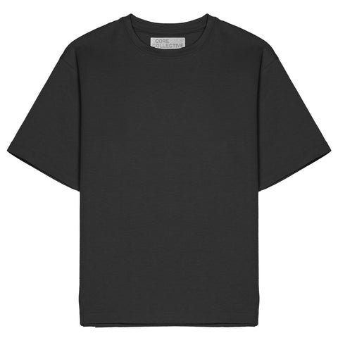 CORE COLLECTIVE HIGHRISE INTERLOCK HEAVY-WEIGHT TEE