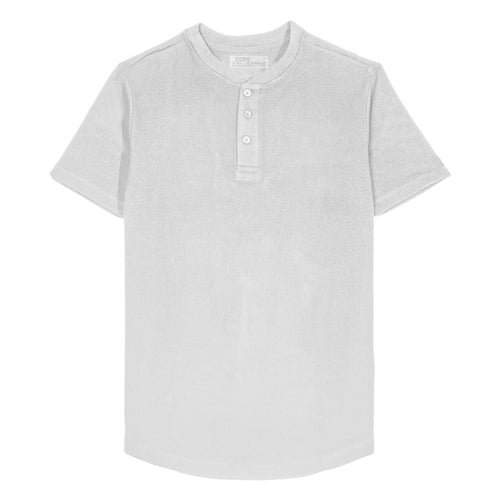 CORE COLLECTIVE HORIZON OTTOMAN ROUNDED BOTTOM SS HENLEY TEE