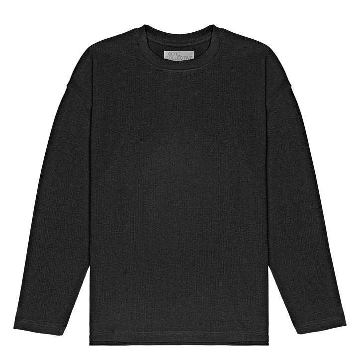 CORE COLLECTIVE CONCRETE JUNGLE FLATBACK RIBBED LS TEE