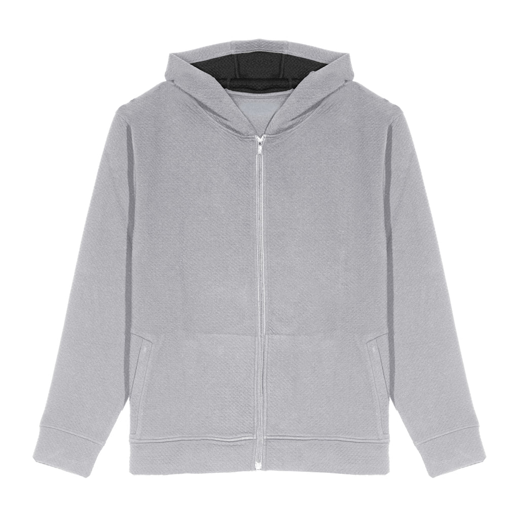 CORE COLLECTIVE SKYLINE TEXTURED ZIP UP HOODIE – Fashion Hub Club