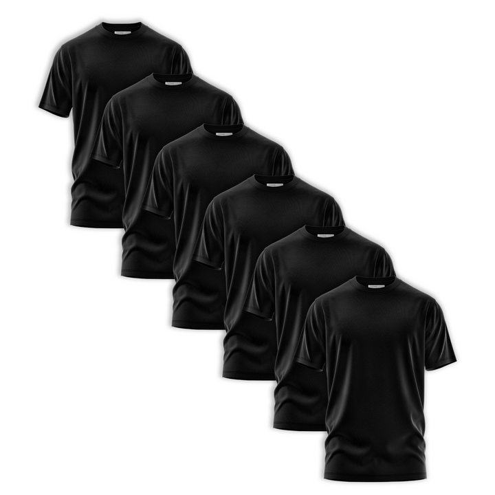 CORE COLLECTIVE 6 PACK OF TRANSIT POLY BLEND SS TEES