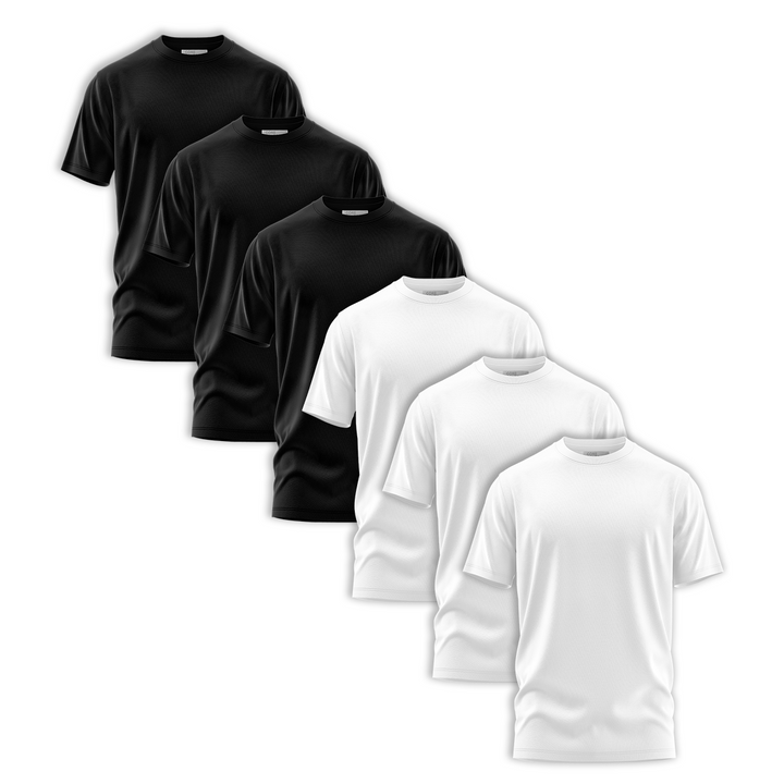 CORE COLLECTIVE 6 PACK OF TRANSIT POLY BLEND SS TEES