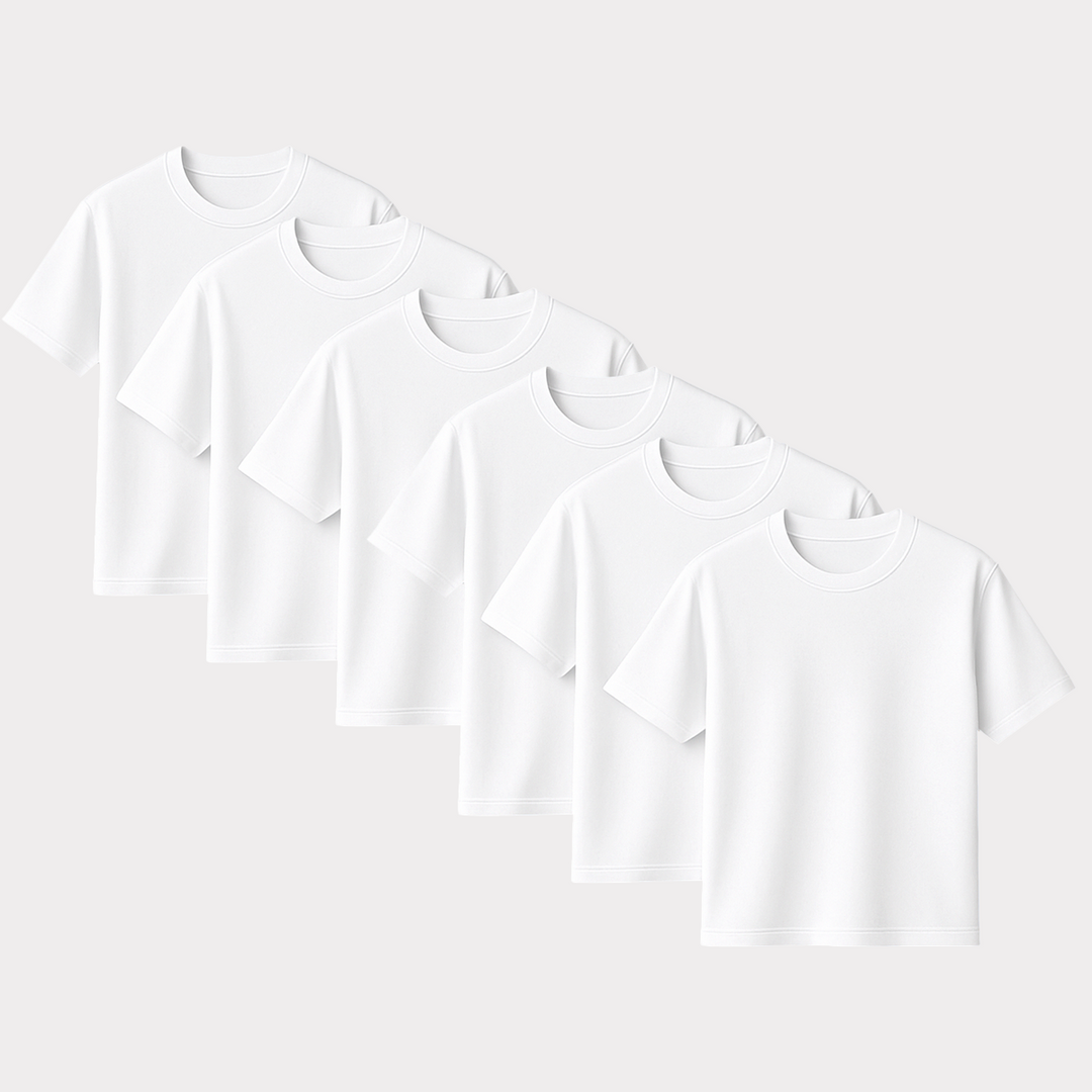 CORE COLLECTIVE 6 PACK OF TRANSIT POLY BLEND SS TEES