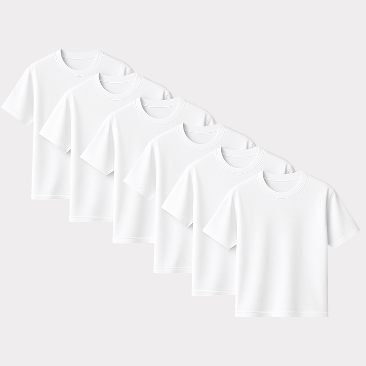 CORE COLLECTIVE 6 PACK OF TRANSIT POLY BLEND SS TEES