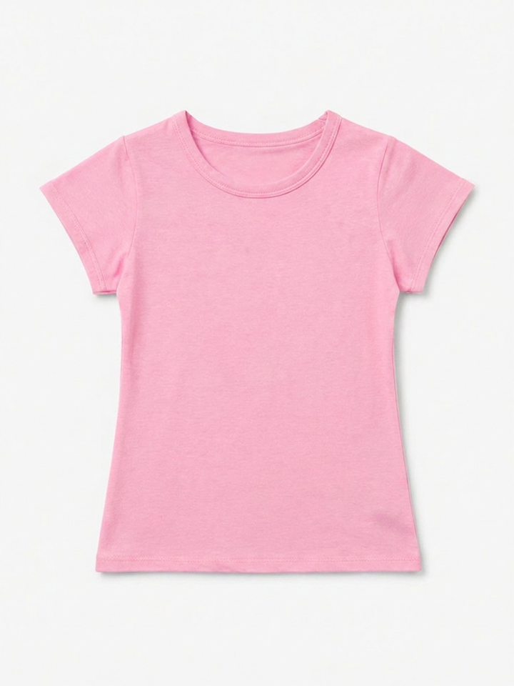 Toddler Girls Basic Stretch Tee