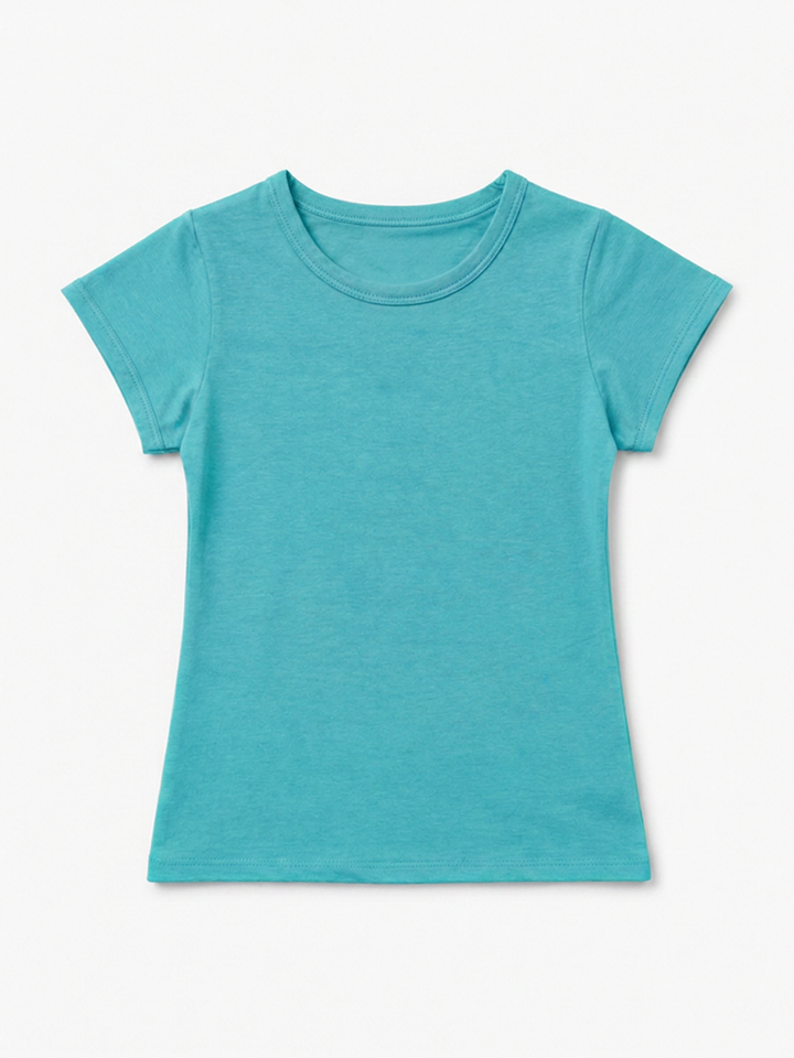 Toddler Girls Basic Stretch Tee