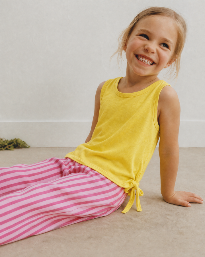 Toddler Girls Knotted Side Tank