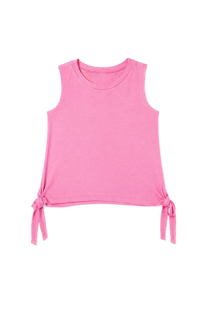Toddler Girls Knotted Side Tank