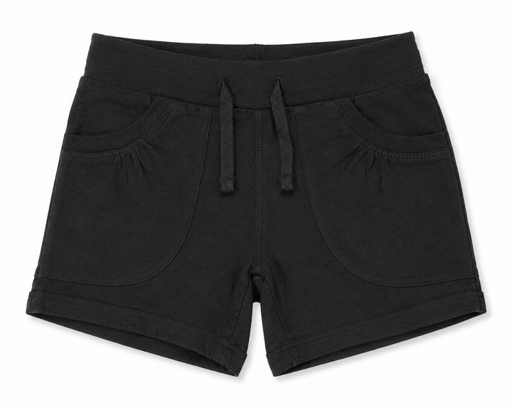 Toddler Girls Knit Denim Shorts