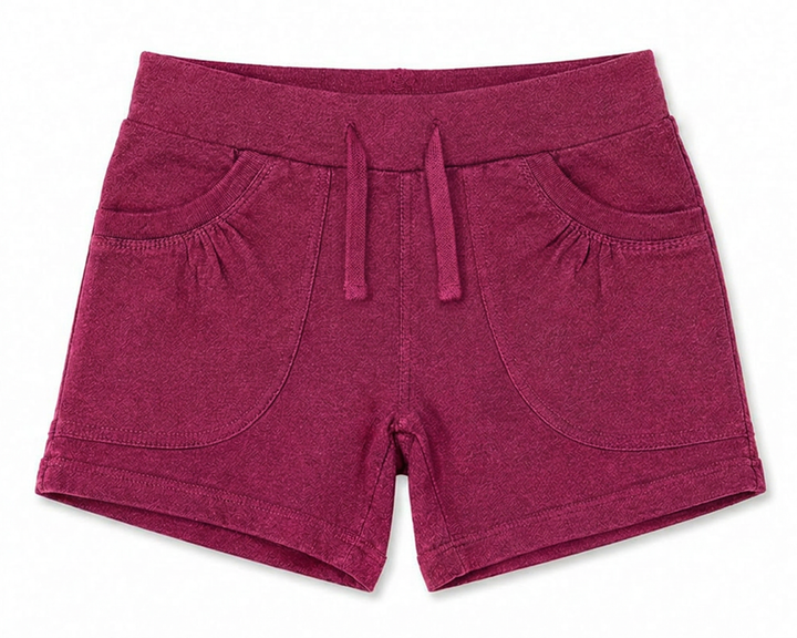 Toddler Girls Knit Denim Shorts