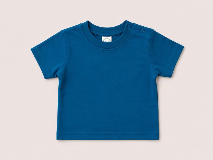 BABY T-SHIRT WITH SNAP CLOSURE