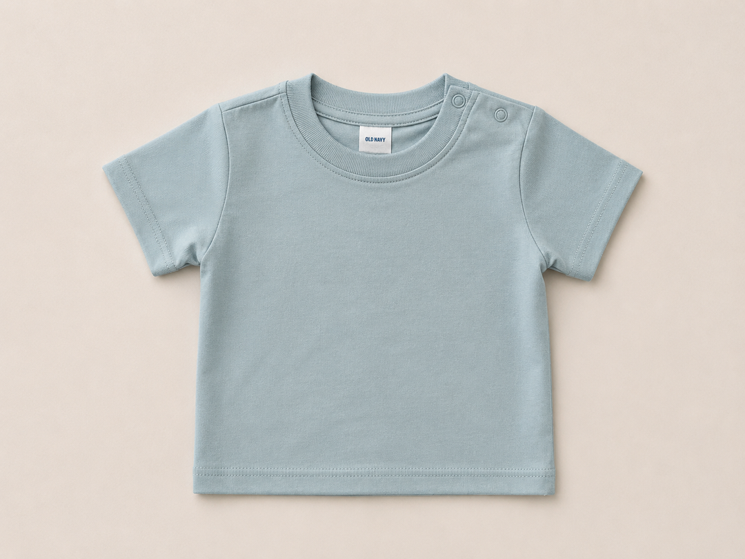 BABY T-SHIRT WITH SNAP CLOSURE