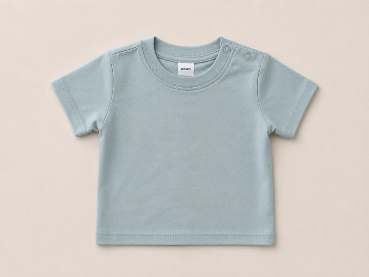 BABY T-SHIRT WITH SNAP CLOSURE