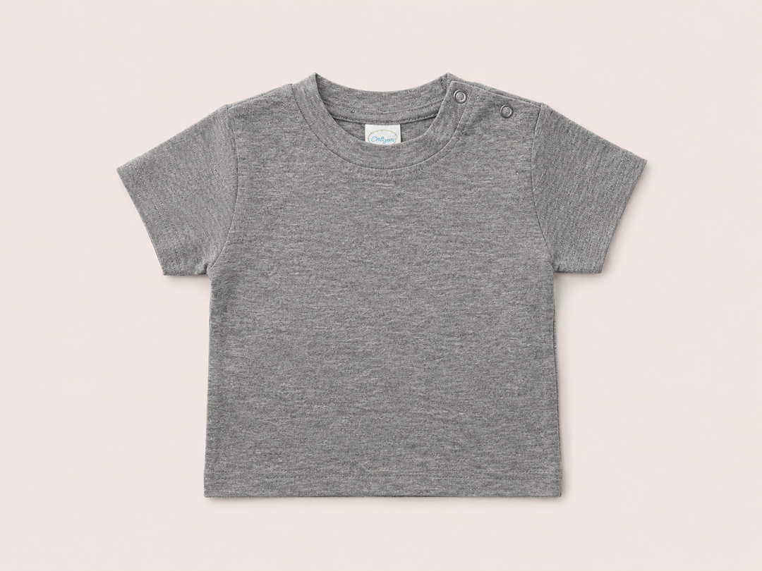 BABY T-SHIRT WITH SNAP CLOSURE