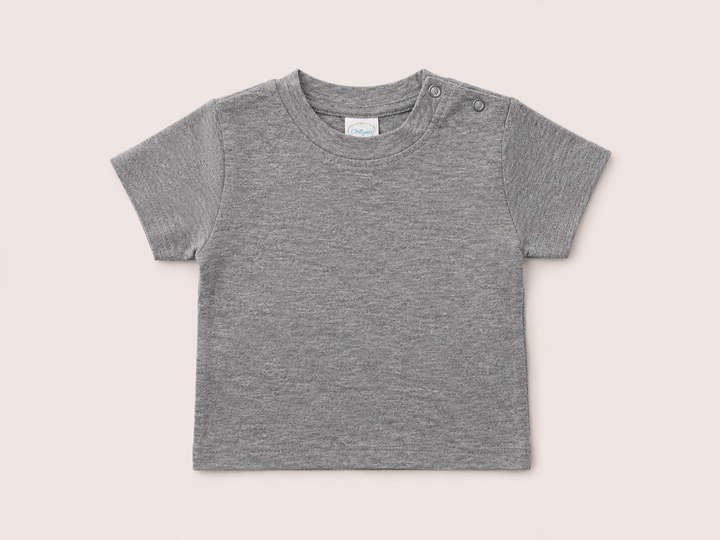 BABY T-SHIRT WITH SNAP CLOSURE