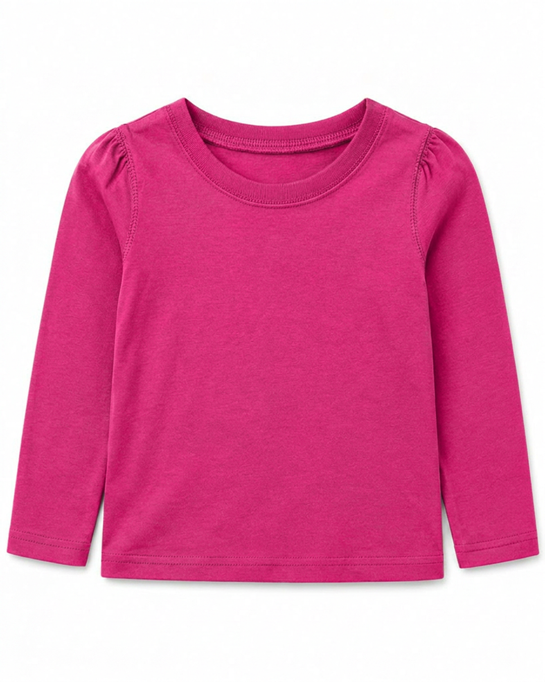 Toddler Girls Ruched Shoulder LS Tee