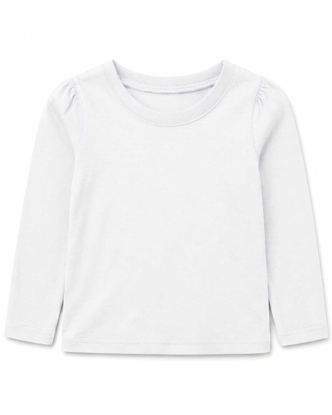 Toddler Girls Ruched Shoulder LS Tee