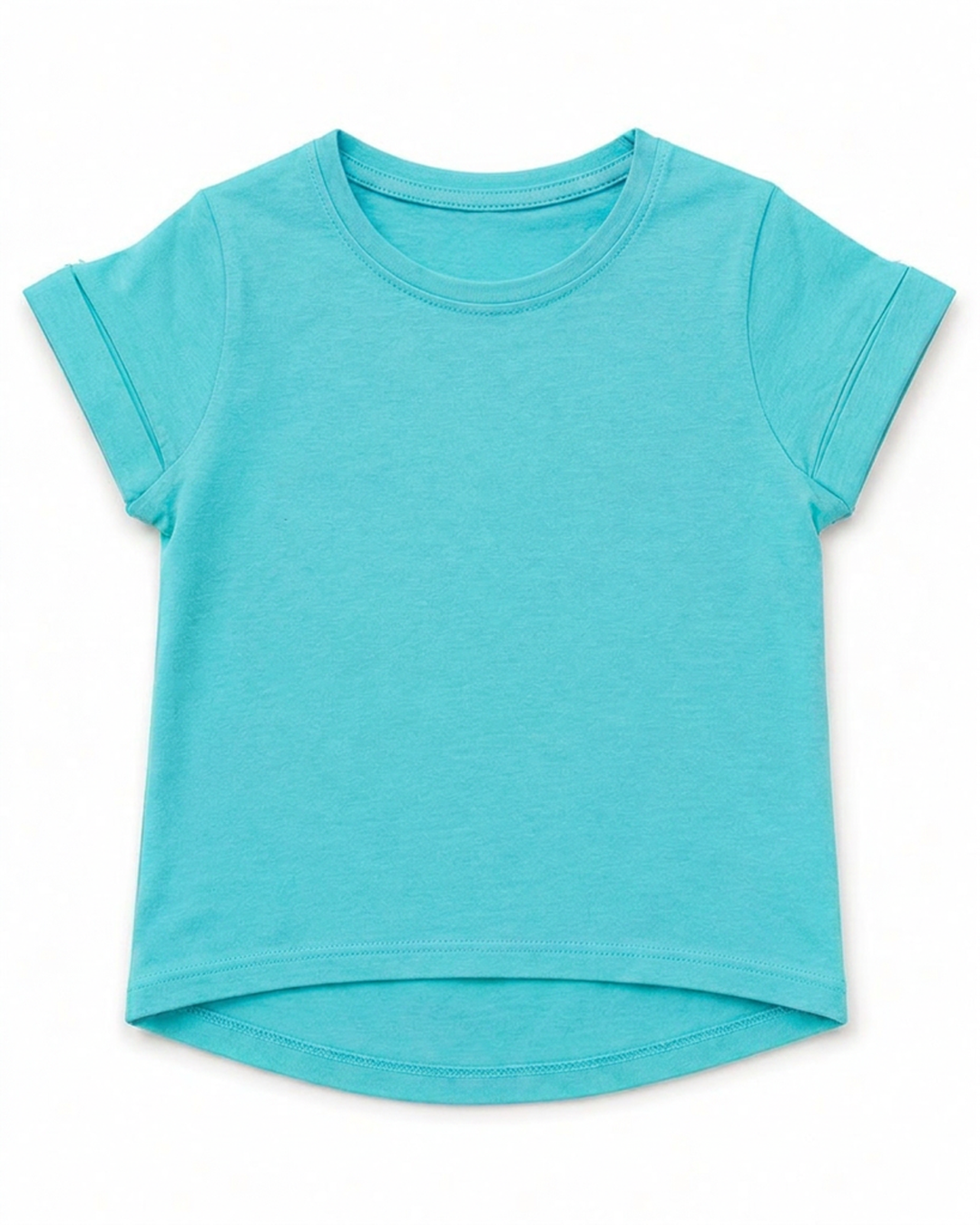 Toddler Girls Rolled Sleeve Tee