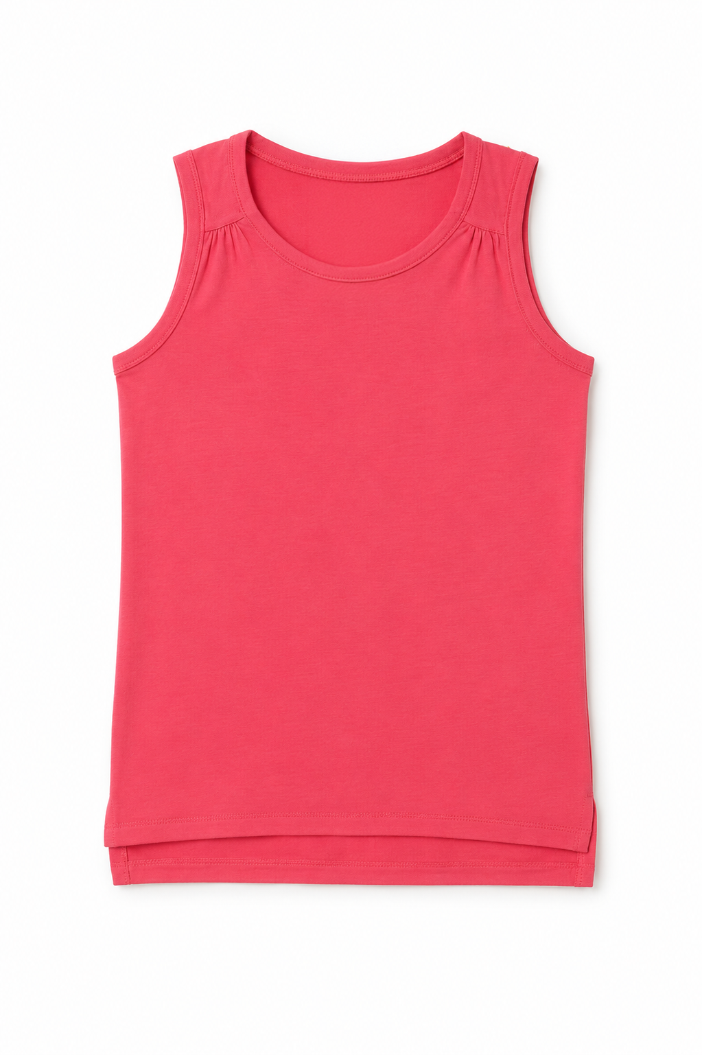 Todder Girls Ruched Shoulder Tanktop