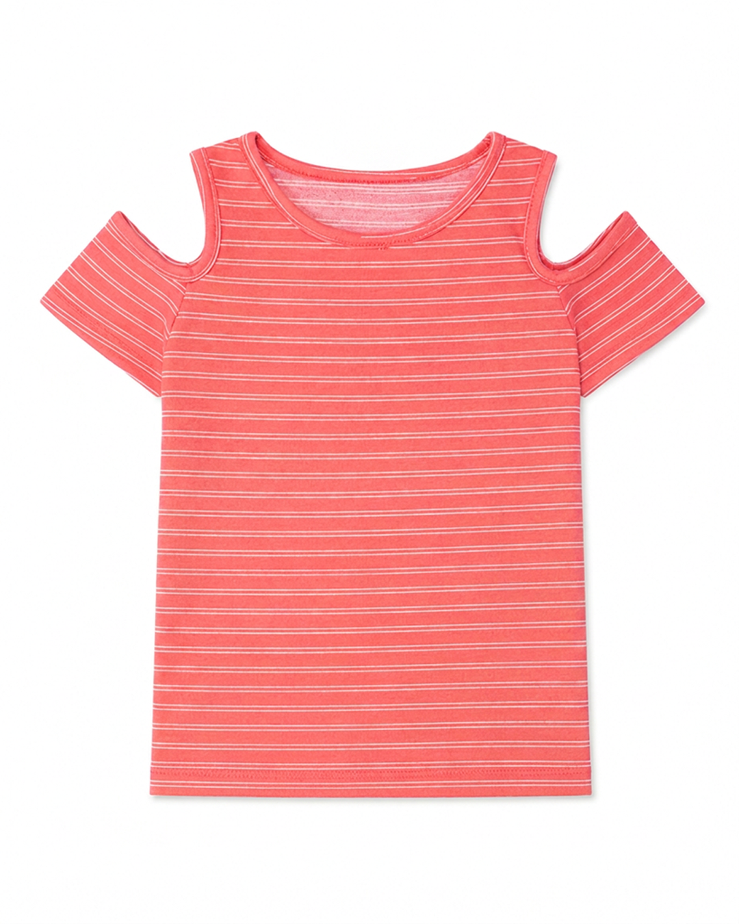 Toddler Girls Off-Shoulder Cut-Out Tee