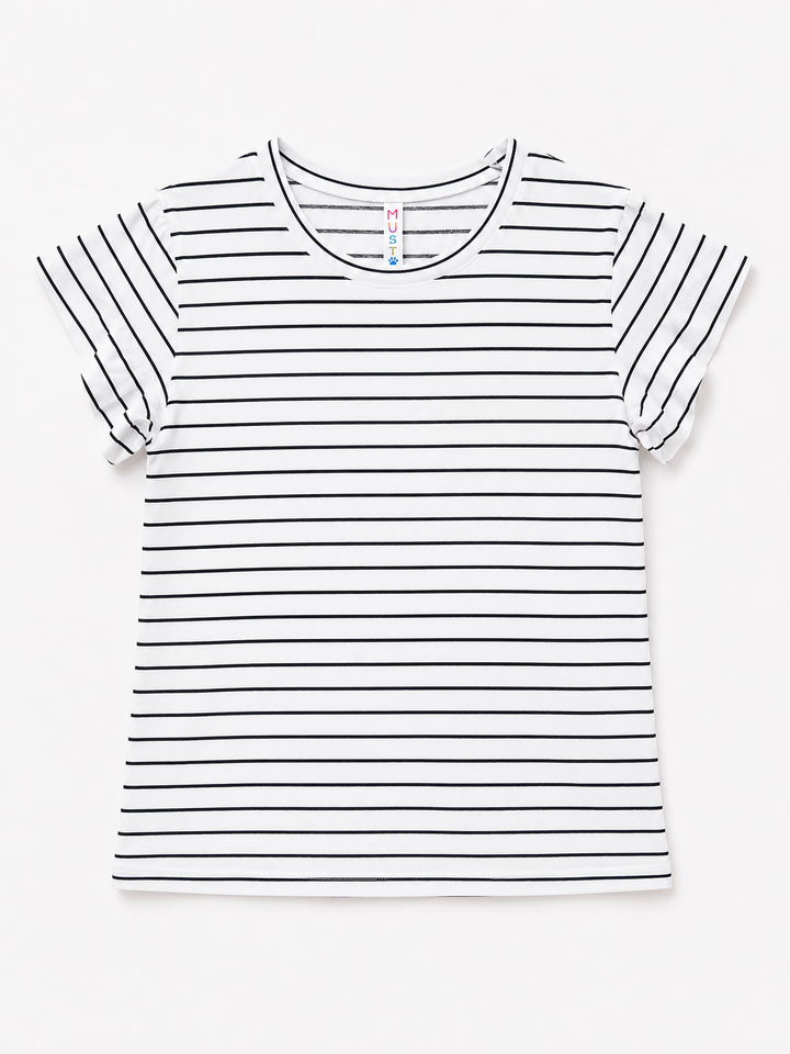 Toddler Girls Stripe Tee