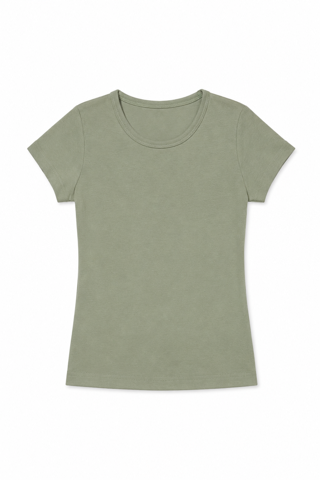 NONBRANDED YOUTH GIRLS SS RIB TEE