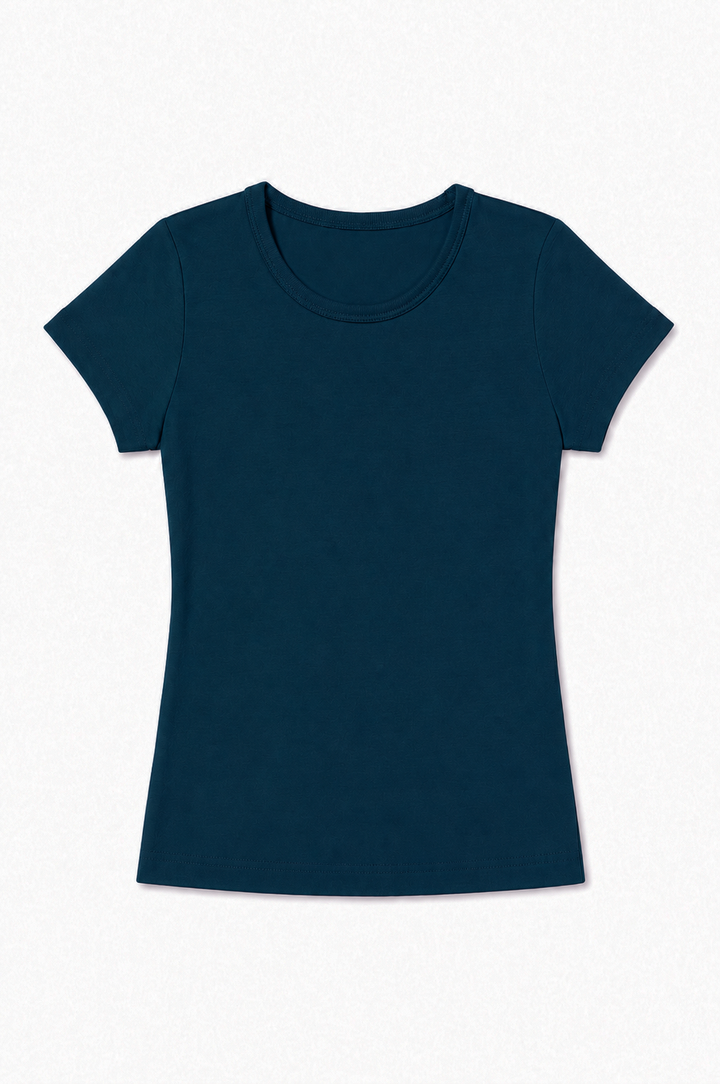 NONBRANDED YOUTH GIRLS SS RIB TEE