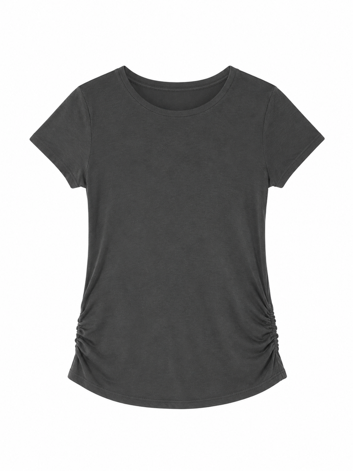 Youth Girls Side Ruching Tee