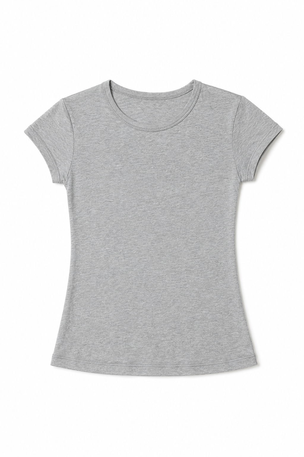 NONBRANDED YOUTH GIRLS SS  RIB CUFF TEE