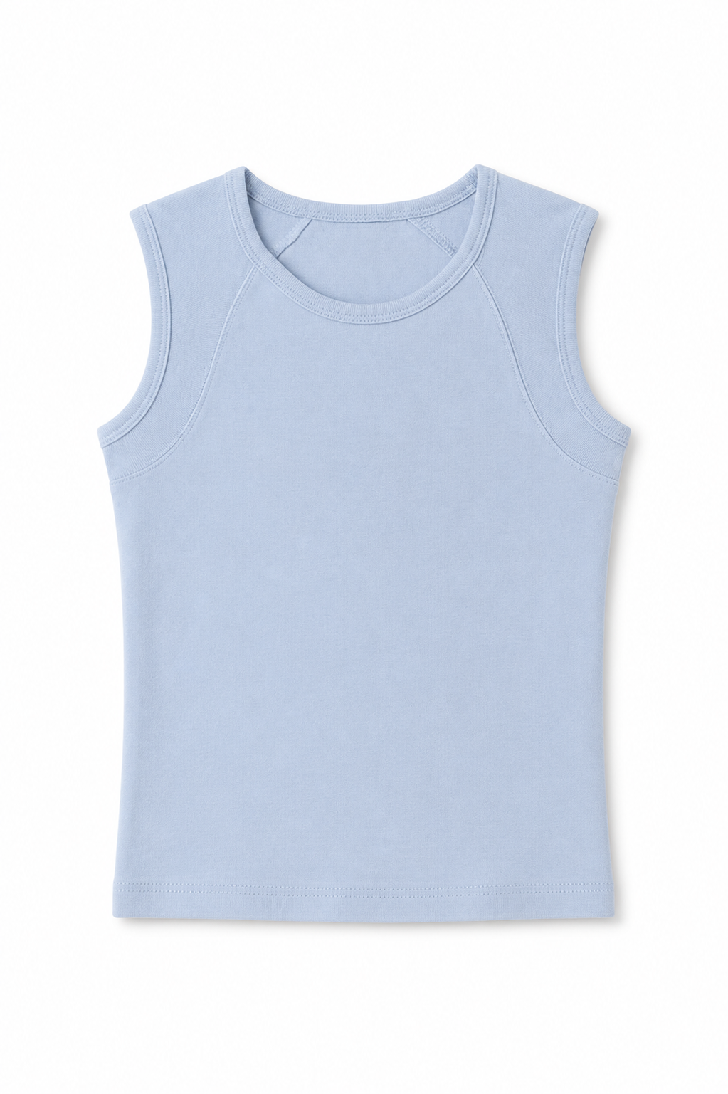 NONBRANDED YOUTH GIRLS 1X1 RIB TANKTOP