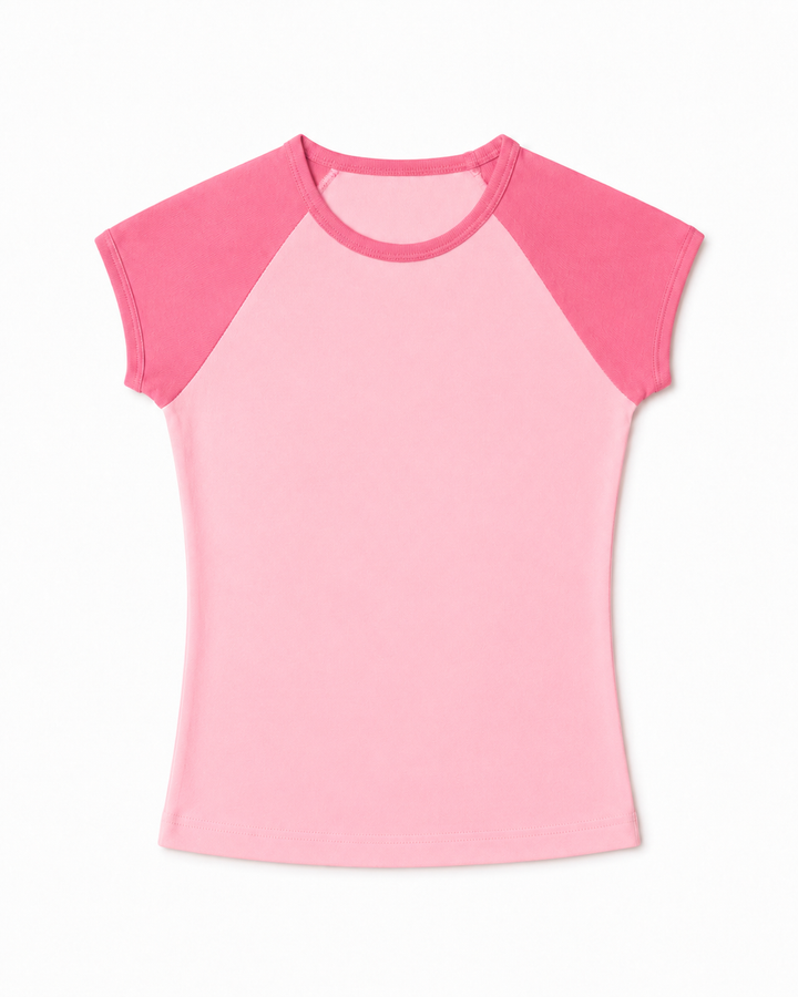 Youth Girls 2-Tone Sleeveless Rib Tank