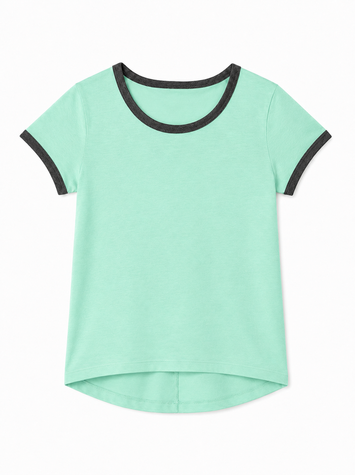 NONBRANDED YOUTH GIRLS HIGH-LOW SS TEE