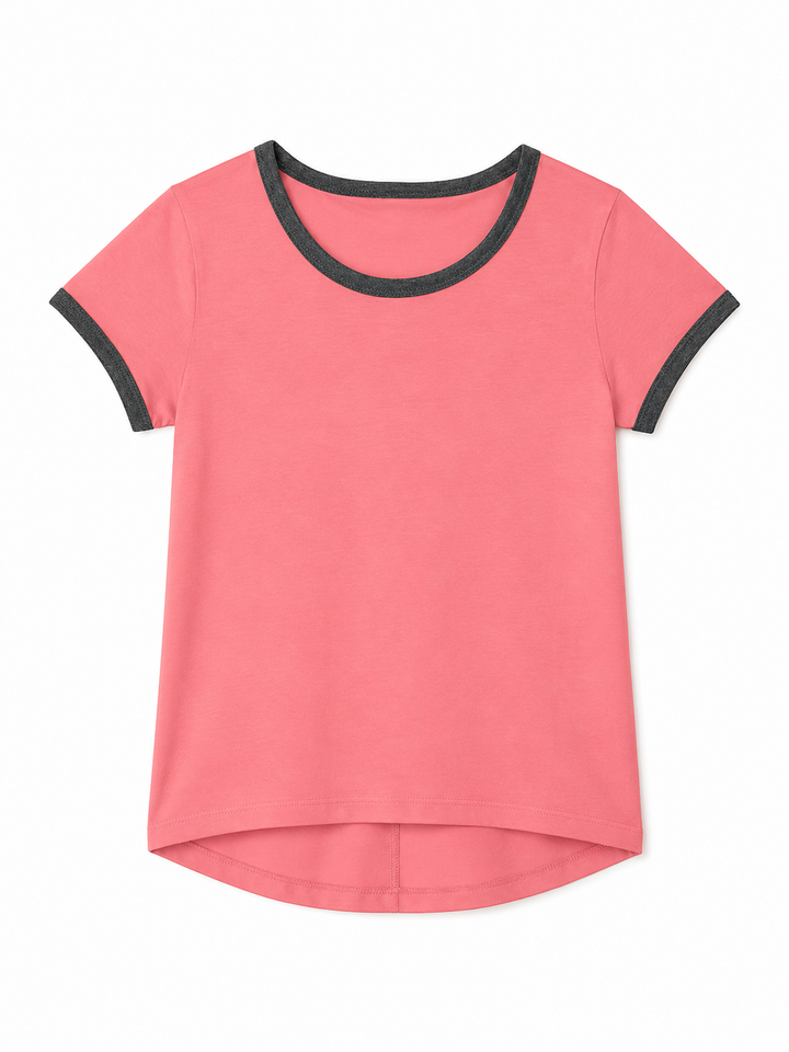 NONBRANDED YOUTH GIRLS HIGH-LOW SS TEE